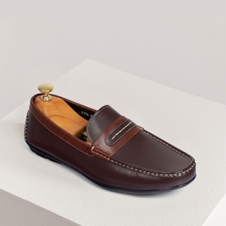 Giày lười nam Tâm Anh kiểu dáng moccasin sang trọng GNTA0114-CF