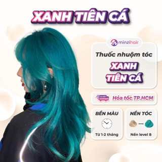 Thuốc nhuộm tóc Xanh Tiên Cá (Mermaid Blue) - Cần Tẩy Tóc Nâng Tone - Minzihair, Minzihair HCM