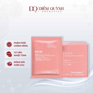   Hộp 50 Miếng Mặt Nạ Dưỡng Da Rwine Beauty Cấp Ẩm Tái Tạo Collagen Chống Lão Hóa 