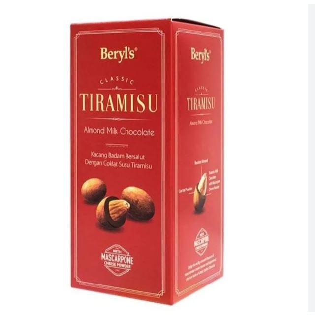 [ Date 05/26 ] Socola Tiramisu Almond Chocolate Beryls 180g - Milk Chocolate