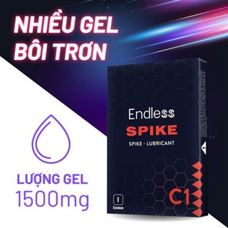 Bao cao su Endless gân gai, nhiều gel bôi trơn - Hộp 01 bcs