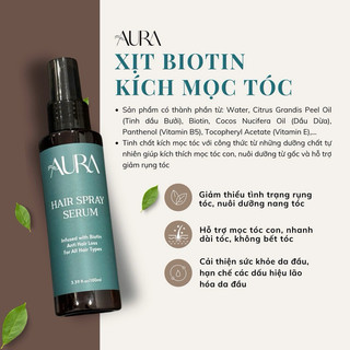 Tinh Chất Kích Mọc Tóc Aura