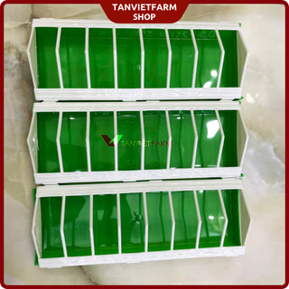 Máng tập ăn cho gà con, chim con dạng chống bới| Nhựa bền | màu sắc tươi sáng