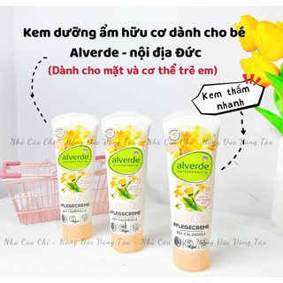 Kem dưỡng ẩm hữu cơ dành cho bé Alverde chiết xuất thiên nhiên - Nội địa Đức
