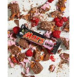 (HÀNG ÚC) Kẹo socola nhân caramel và smashmallow MARS FUNSIZE/ RASPBERRY Smash gói 12 viên rời