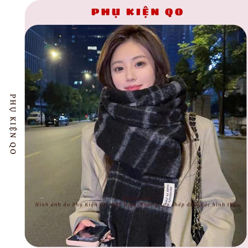 KHĂN CHOÀNG CỔ LEN LÔNG MỊN SIÊU ẤM HỌA TIẾT CARO PHỐI MÀU ĐA DẠNG PHONG CÁCH HÀN QUỐC MÙA ĐÔNG K62D | BigBuy360 - bigbuy360.vn