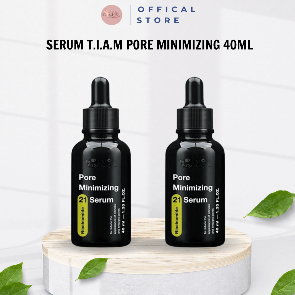 Serum T.i.a.m Pore Minimizing 40ml giúp làm sáng da và thu nhỏ lỗ chân lông