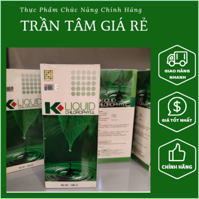 [Mẫu Cũ] Nước diệp lục Klink Liquid Chlorophy nhập khẩu Malaysia.