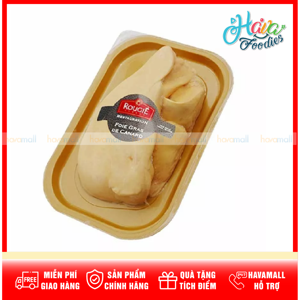 Gan Vịt Pháp Đông Lạnh Rougie – French Foie Gras Rougie 180g
