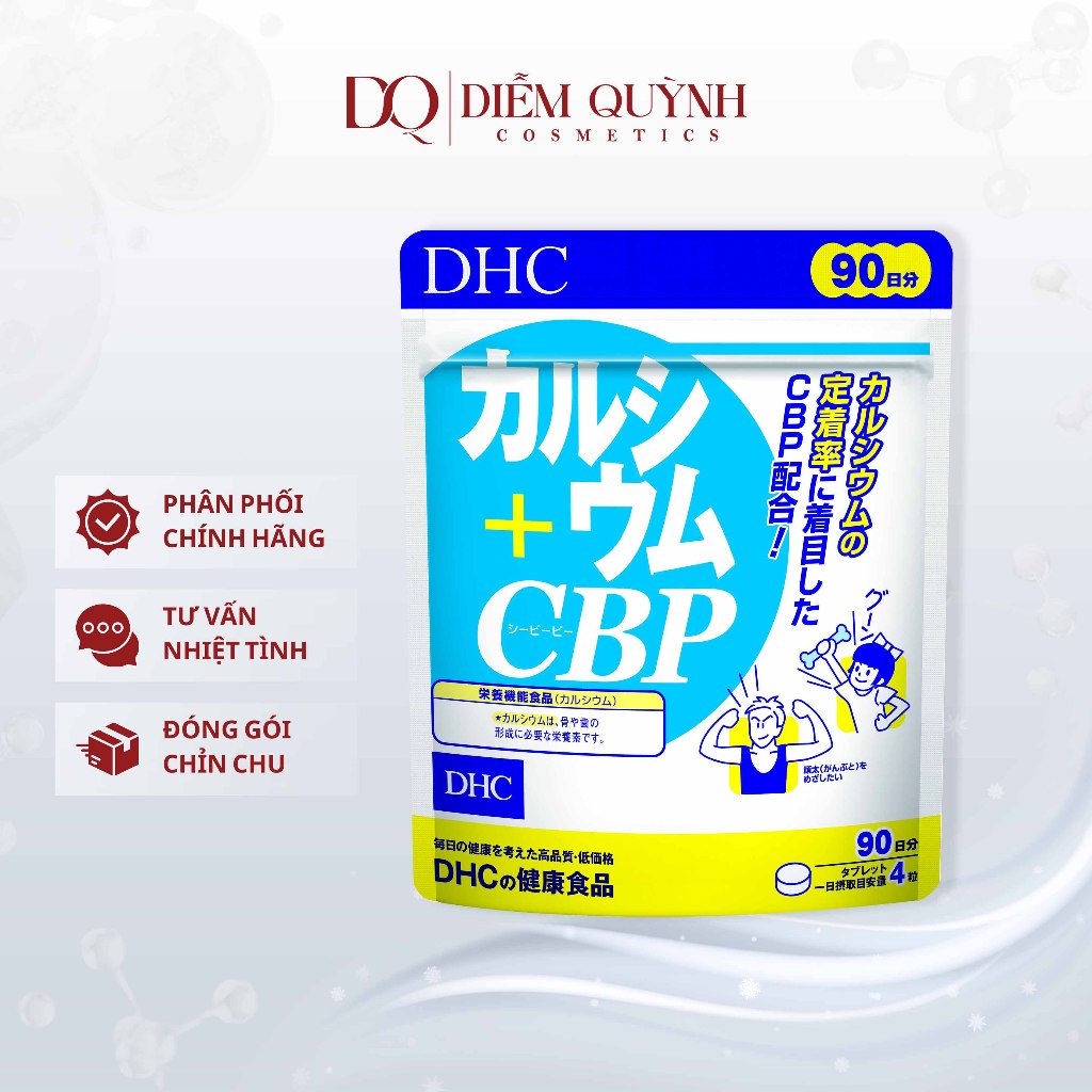 Viên uống Bổ sung Canxi DHC Calcium + CBP Nhật Bản