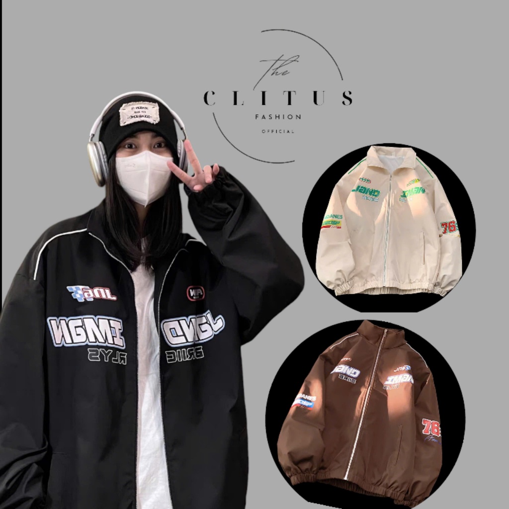 Áo Khoác Dù Nam Nữ In Logo Siêu Ngầu Cá Tính - CLITUS FASHION