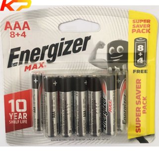 Pin AAA 1.5v Alkaline Energizer E92-BP12 Made in Singapore |Vỉ 12viên