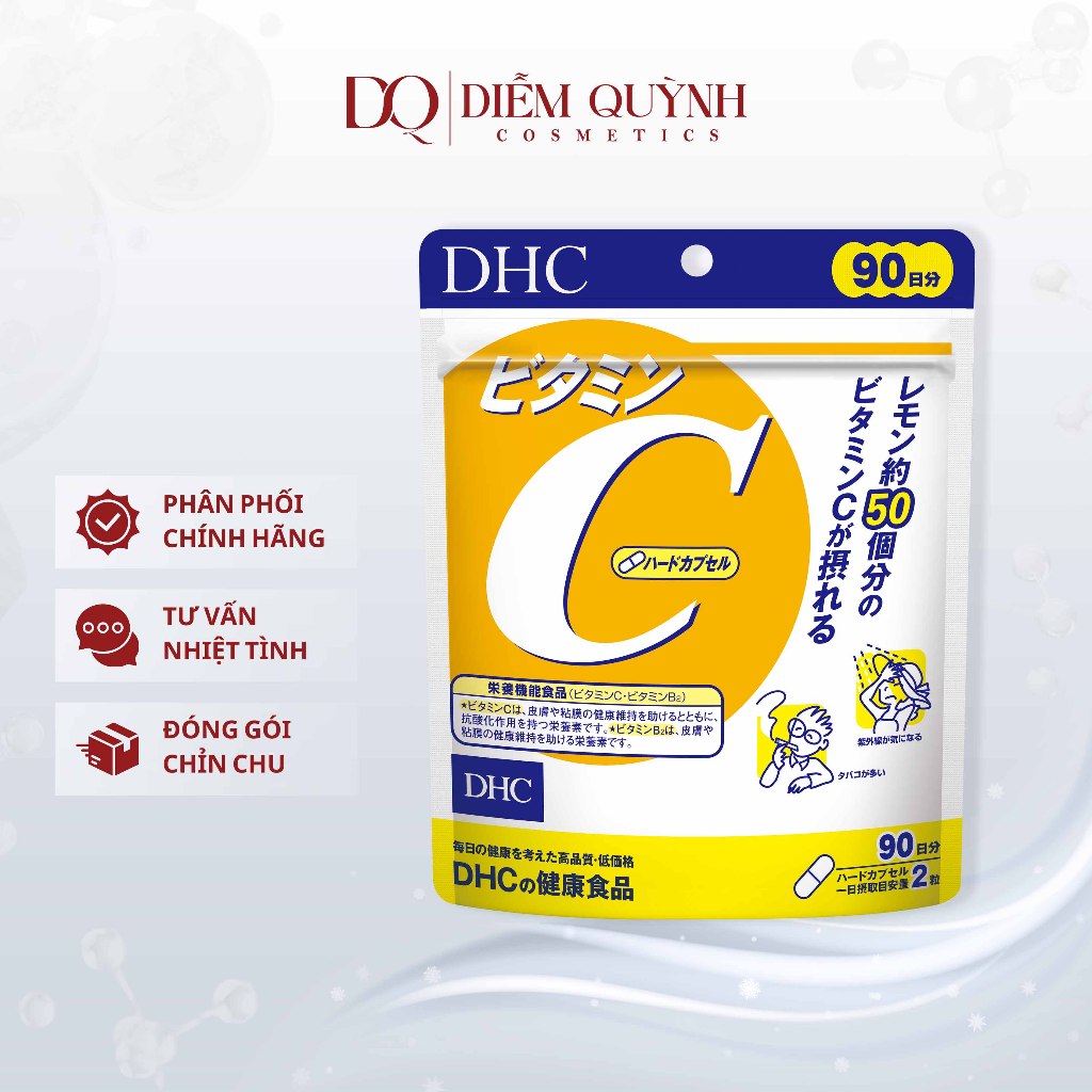 Viên uống vitamin C DHC Hard Capsule Nhật Bản