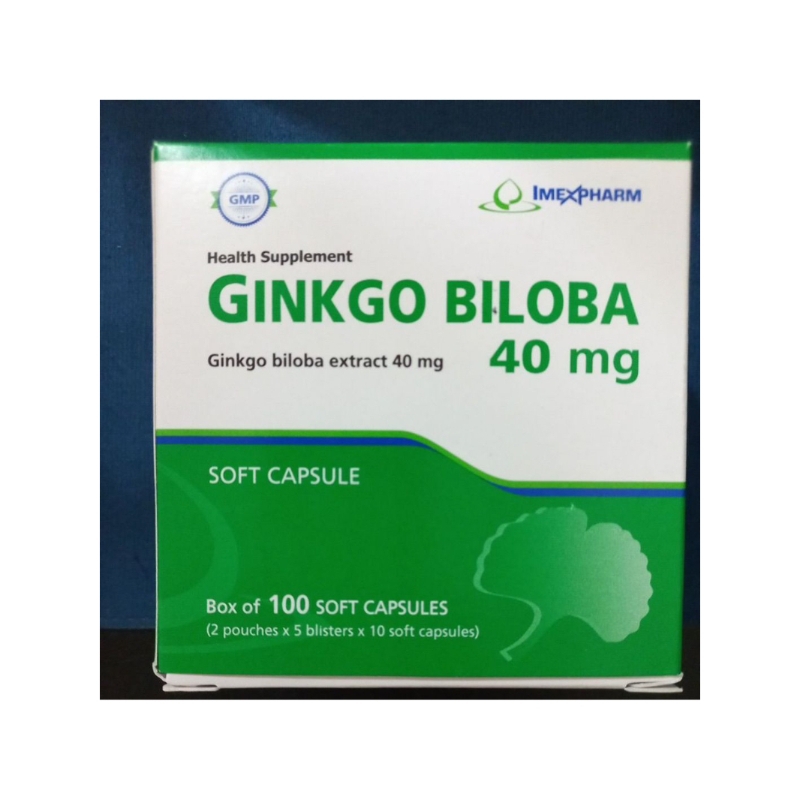 [CAM KẾT CHÍNH HÃNG] VIÊN UỐNG GINKGO BILOBA 40MG