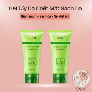 Gel Tẩy Da Chết, Tẩy Tế Bào Chết Mặt chiết xuất Nha Đam làm sạch sâu da sạch mịn tươi sáng  ZuZu