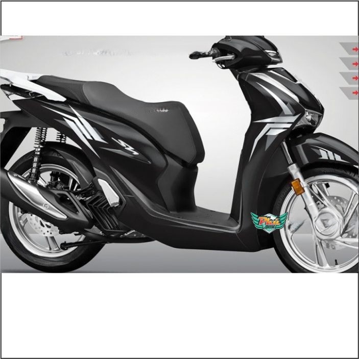 Tem Rời SH Đen Chỉ Trắng , tem 3 lớp bền màu (X)