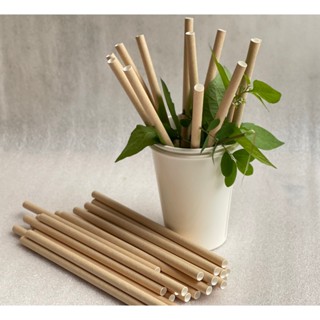 (Túi 100 Cái) Ống Hút Giấy KRAFT Size phi 6,8,12 hàng cao cấp, an toàn với môi trường