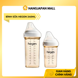  Bình sữa Hegen PPSU 240ml núm ti size M từ 3 – 6 tháng 