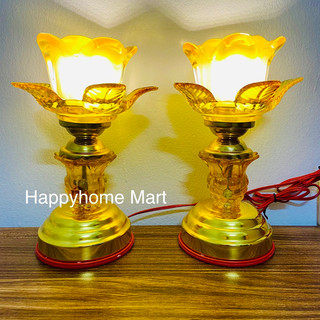ĐÈN THỜ HOA MẪU MỚI ( 1 đôi )