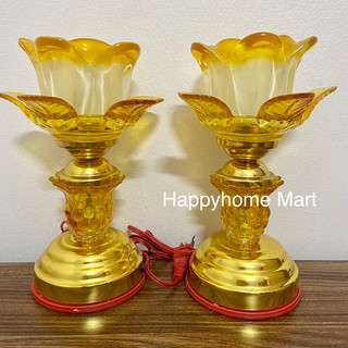 ĐÈN THỜ HOA MẪU MỚI ( 1 đôi )
