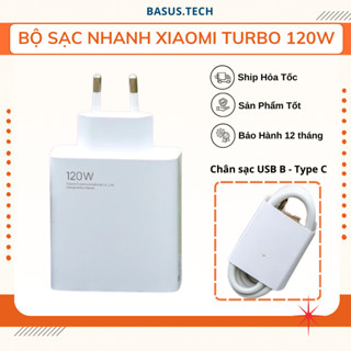 Bộ sạc Xiaomi Sạc 120W Sạc Nhanh Tăng Áp Cho Xiaomi 14/13/ 12Pro Lite Redmi Note K70/K60/K50/12/11Pro...