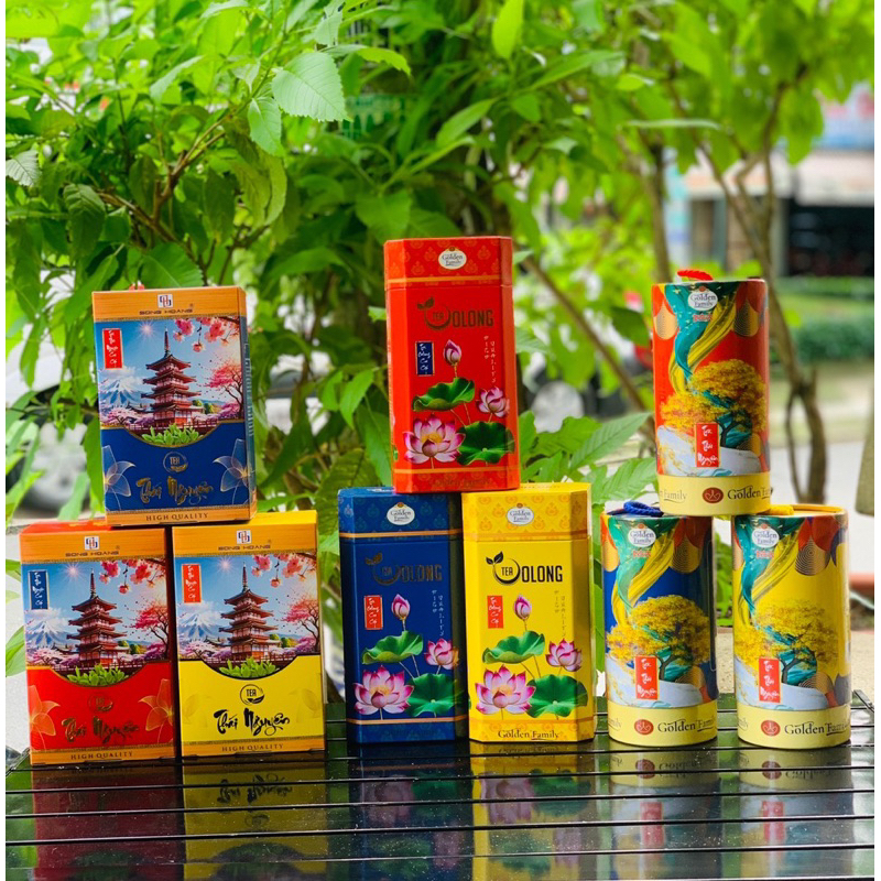 Trà hộp giấy Golden Family Olong Tea hộp 100g r( Date 9.2026)