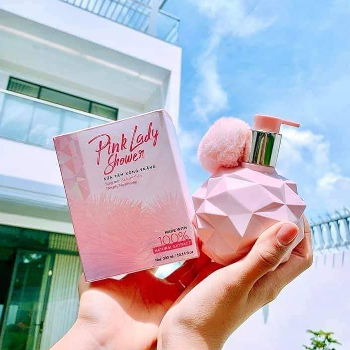Sữa Tắm Xông Trắng Pink Lady Shower Q Lady chính hãng - 8938521373674