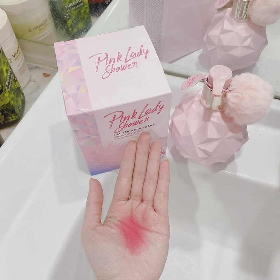 Sữa Tắm Xông Trắng Pink Lady Shower Q Lady chính hãng - 8938521373674