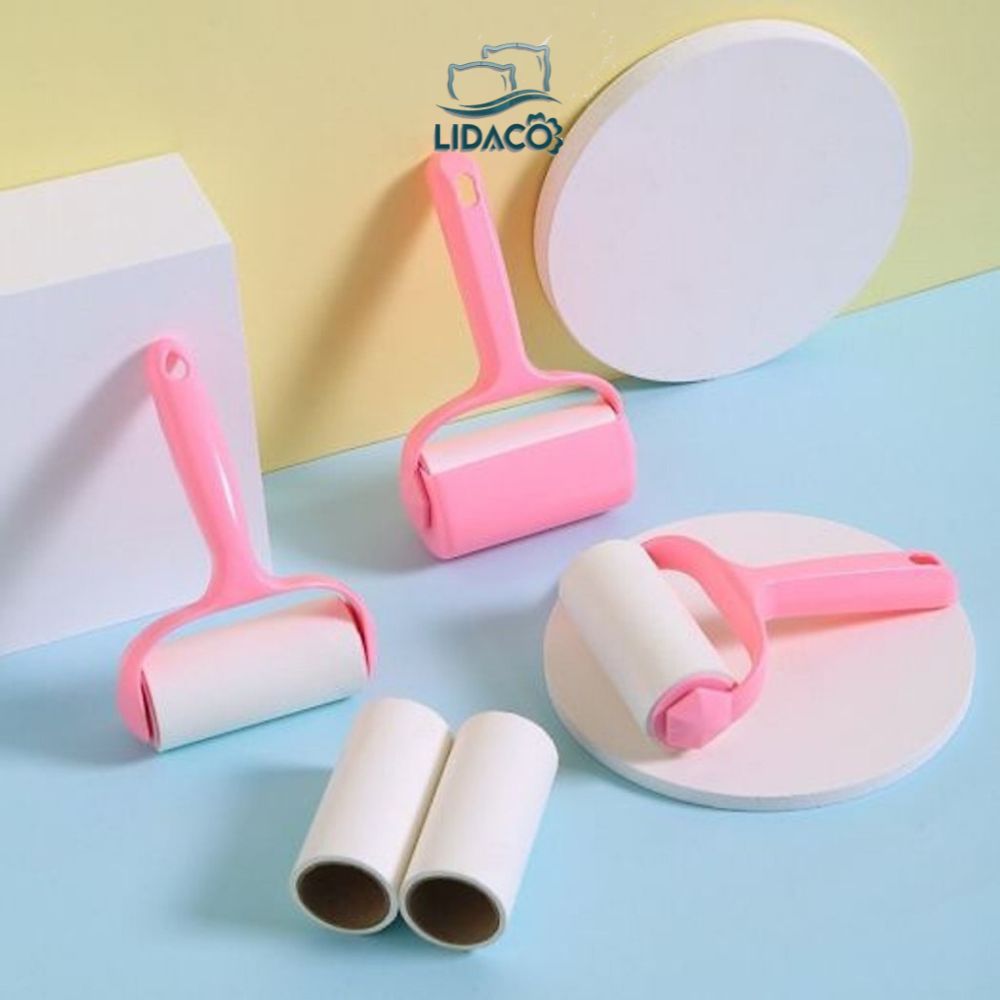 Cây lăn bụi ga giường quần áo chăn mền (Cán + lõi 40 tờ)