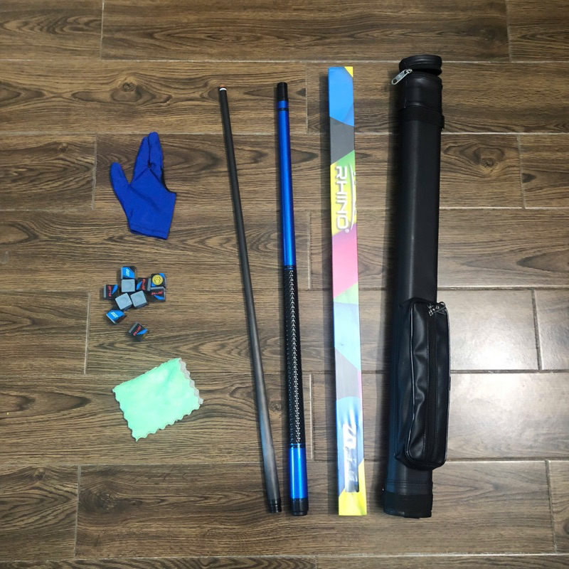 Cơ Bida Rhino NeBula FuLL CARBON và Bao Da