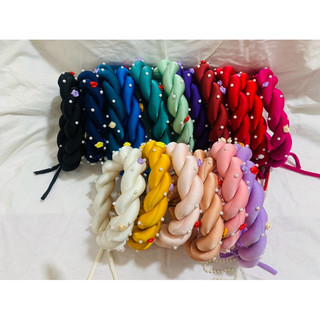mấn đội đầu lụa điểm hoa cho mẹ và bé sỉ+lẻ( bé từ 1-2 tuổi báo shop )