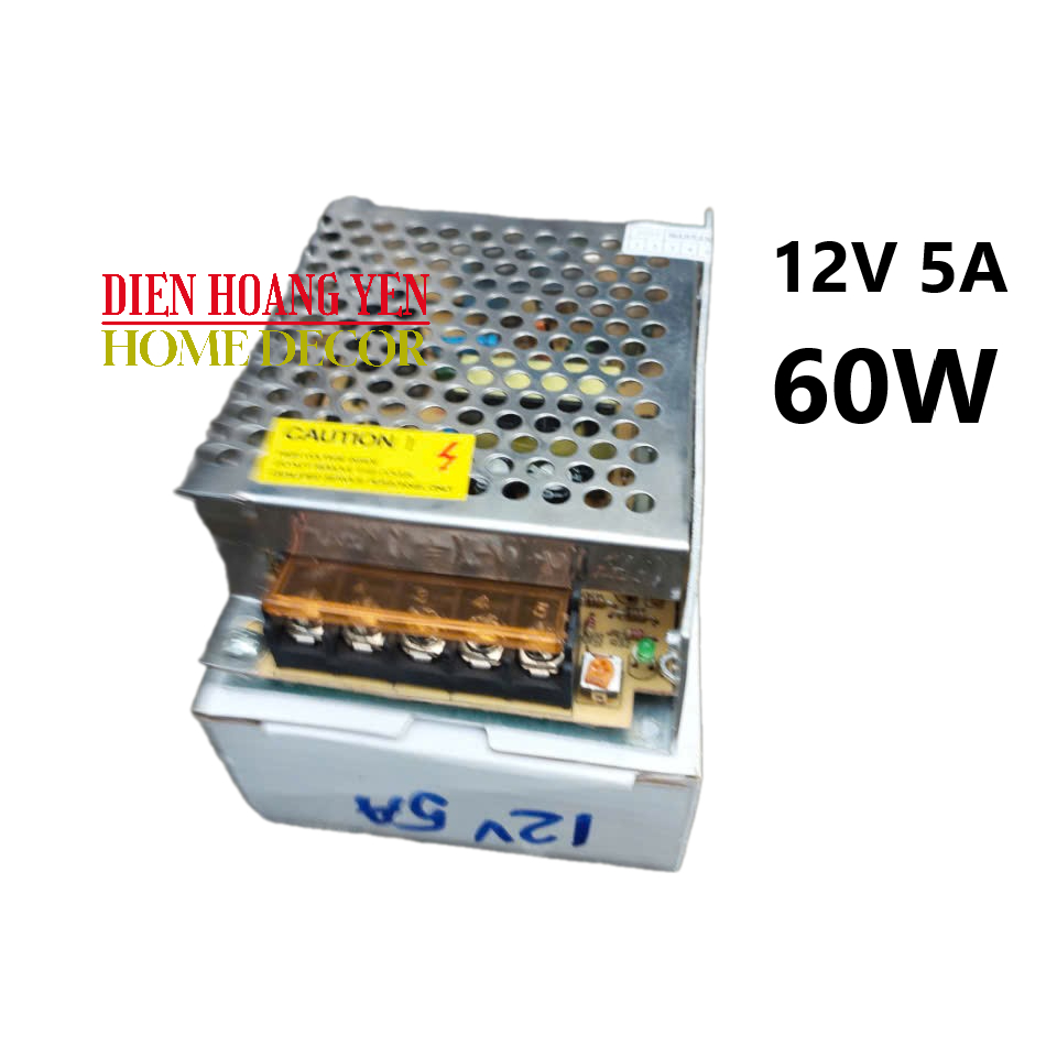 Nguồn tổ ong 12v 5A 60W BẢO HÀNH 12 THÁNG