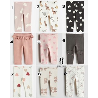 [BibonKid] Quần legging chần bông nhẹ ống ôm HM US/UK/CN từ 4-6m đến 3-4y ĐỌC KỸ LƯU Ý Ạ
