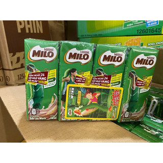 Thùng 48 Hộp Thức uống lúa mạch uống liền Nestlé MILO có đường 180ml