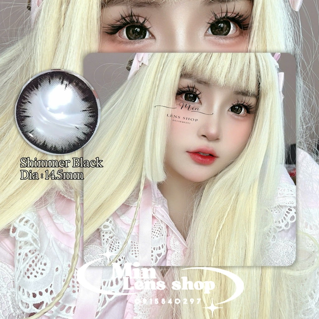 [Min Lens shop] Mẫu BLACK 0 độ siêu HOT