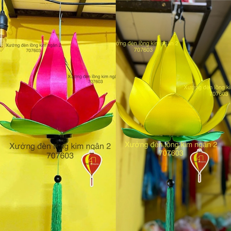 Đèn hoa sen hội an chuyên trang trí nhà cửa nhà hàng khách sạn chùa miếu trung thu tết lotus