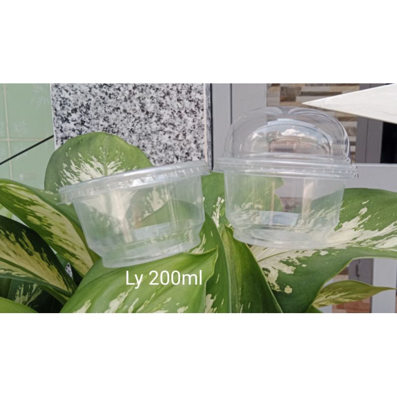 Lốc 50 ly 200ml Fi95 ly tàu hủ ly kem ly rau câu chịu nhiệt