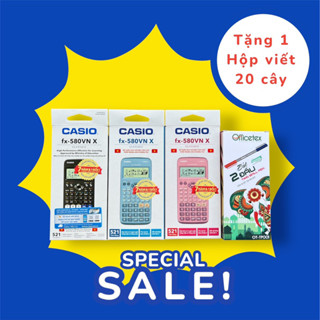 MÁY TÍNH CASIO FX 580VNX Chính Hãng (Tặng 20 cây bút)