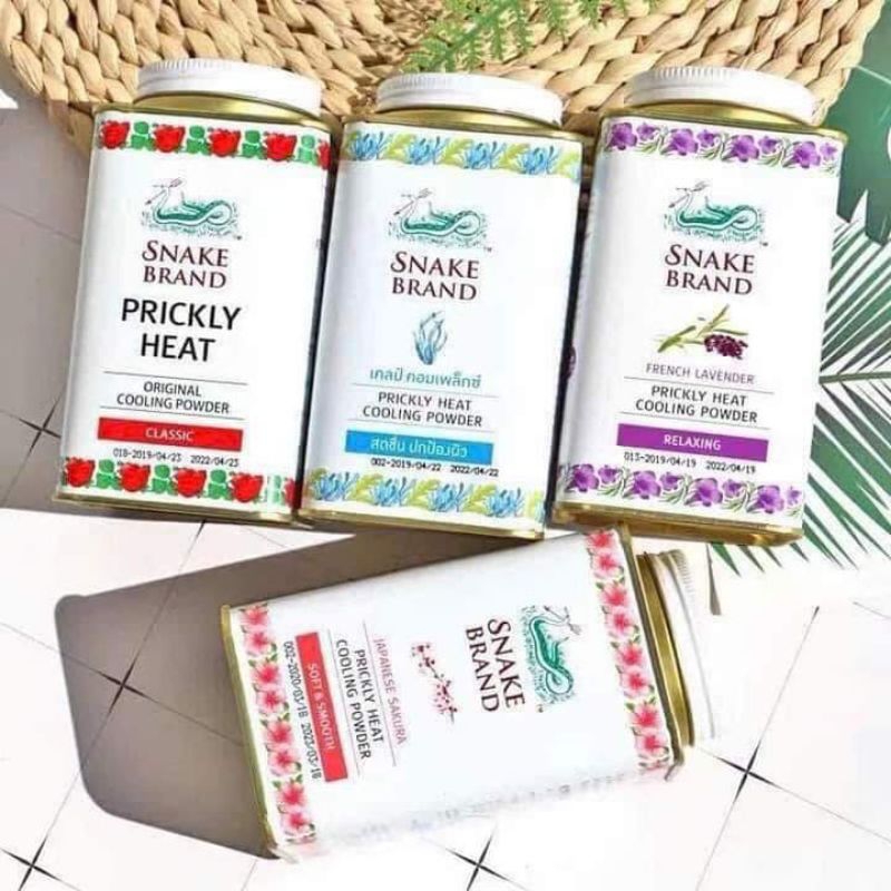 Phấn lạnh Snake Brand Thái Lan hũ 140gr