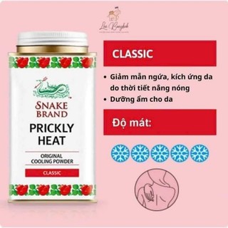 Phấn lạnh Snake Brand Thái Lan hũ 140gr