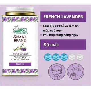 Phấn lạnh Snake Brand Thái Lan hũ 140gr