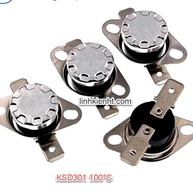 10 cái Công tắc rơ le nhiệt KSD301 100 độ
