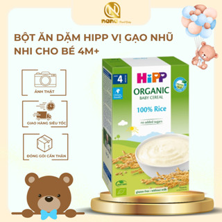 [CHÍNH HÃNG] BỘT ĂN DẶM HIPP VỊ GẠO NHŨ NHI ORGANIC CHO BÉ 4M+ DATE MỚI