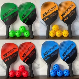 Bộ 2 Vợt Chơi Bóng Pickleball Siêu Nhẹ Và Chuyên Nghiệp Bền Đẹp Tặng Kèm Túi Đựng 4 Quả Bóng