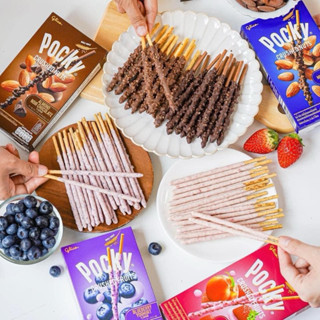 Bánh que PocKy Glico phủ socola nhiều vị (nhập khẩu thái lan)