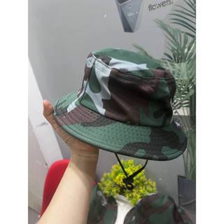 Nón Tai Bèo Trẻ Em Họa Tiết Rằn Ri, Nón Tai Bèo Cho Bé Phong Cách Quân Đội-Hình Thật