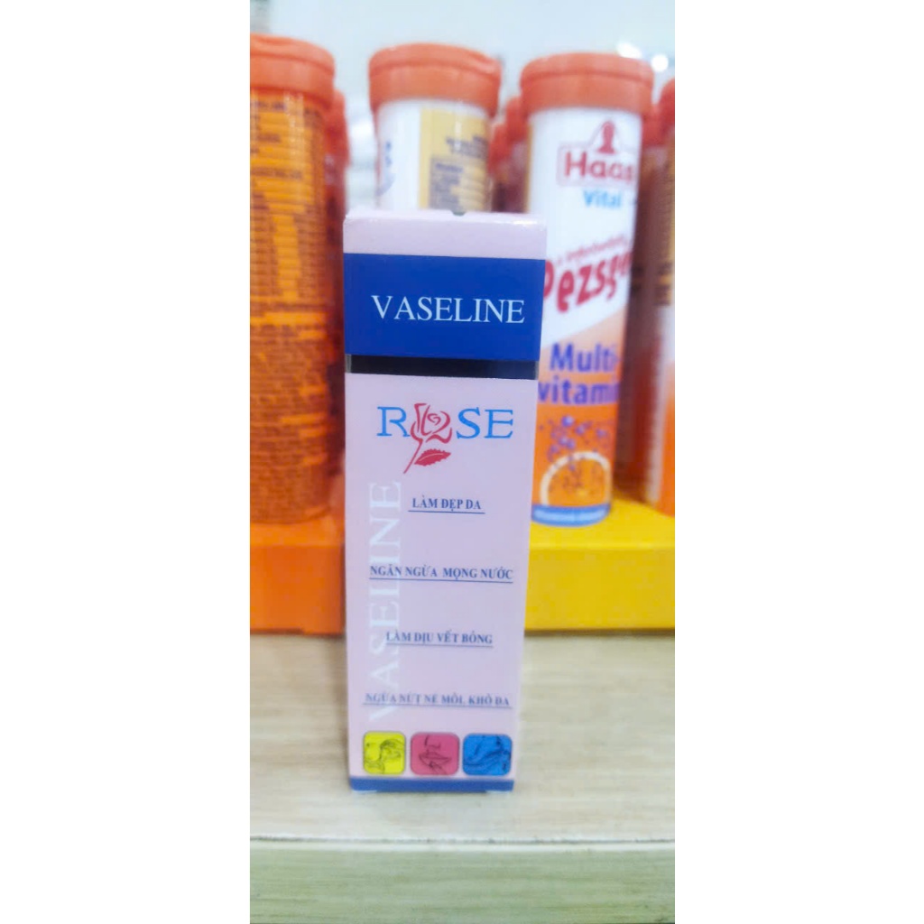 Kem ngừa nứt nẻ da VASELIN ROSE hoa hồng - Dưỡng da , dưỡng ẩm ngừa khô da , khô môi - 10g