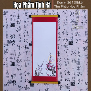 10 tờ Giấy Viết Thư Pháp 20x54 ( Sẵn Nẹp )