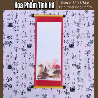 10 tờ Giấy Viết Thư Pháp 20x54 ( Sẵn Nẹp )