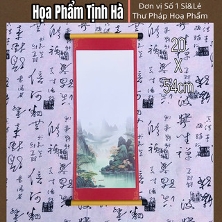 10 tờ Giấy Viết Thư Pháp 20x54 ( Sẵn Nẹp )